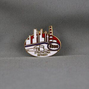 Vintage Gas Company PIn - Esso Strathcona Refinery - Inlaid Pin